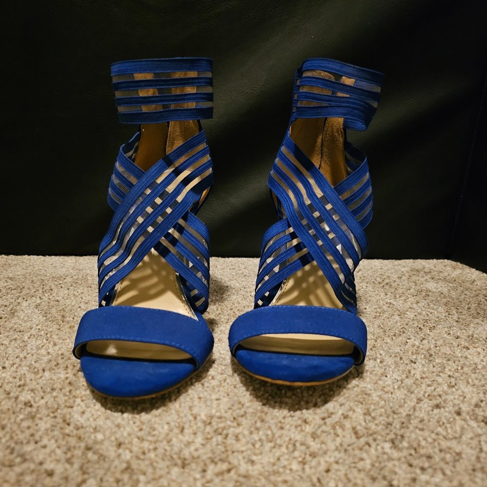 Jessica Simpson Jivero Blue Heels